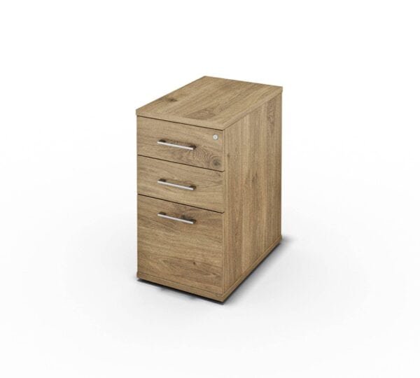 Desk High Pedestal 3DR 600mm Deep