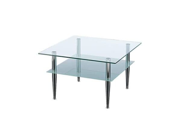 ECOS Square 700mm Glass Table