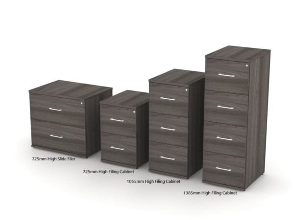 EXEC WOODEN FILING CABINET
