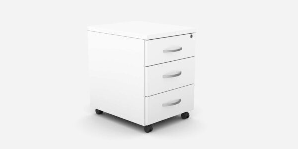 3dr Mobile Pedestal White