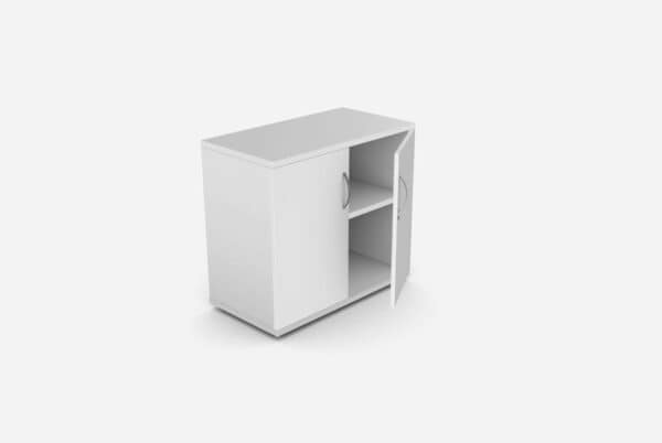 Desk high cupboard white