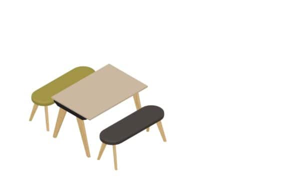 Break Out Table & Benches