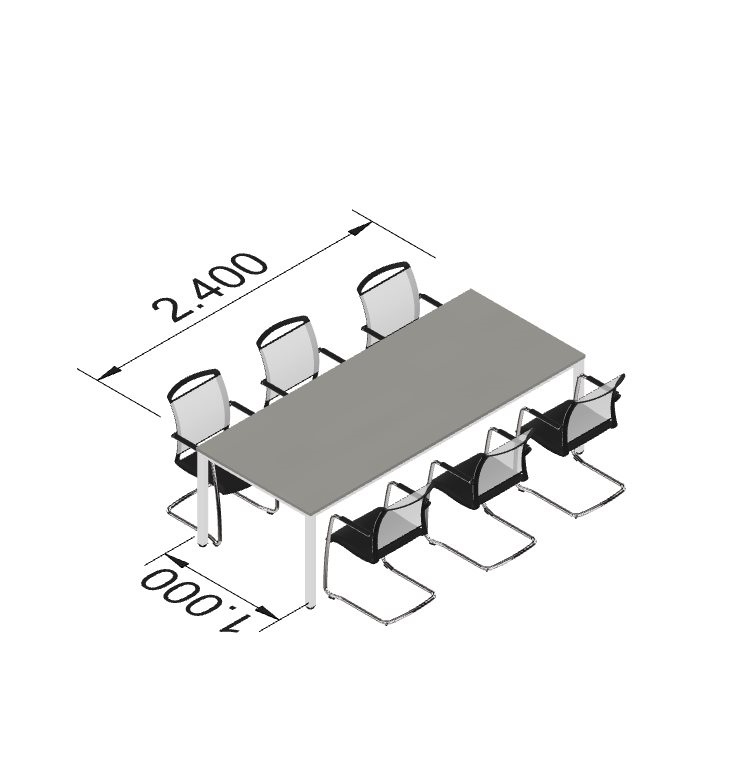 2400x1000mm Table Slate