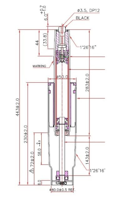 9 Inch Gas Stem Dimensions